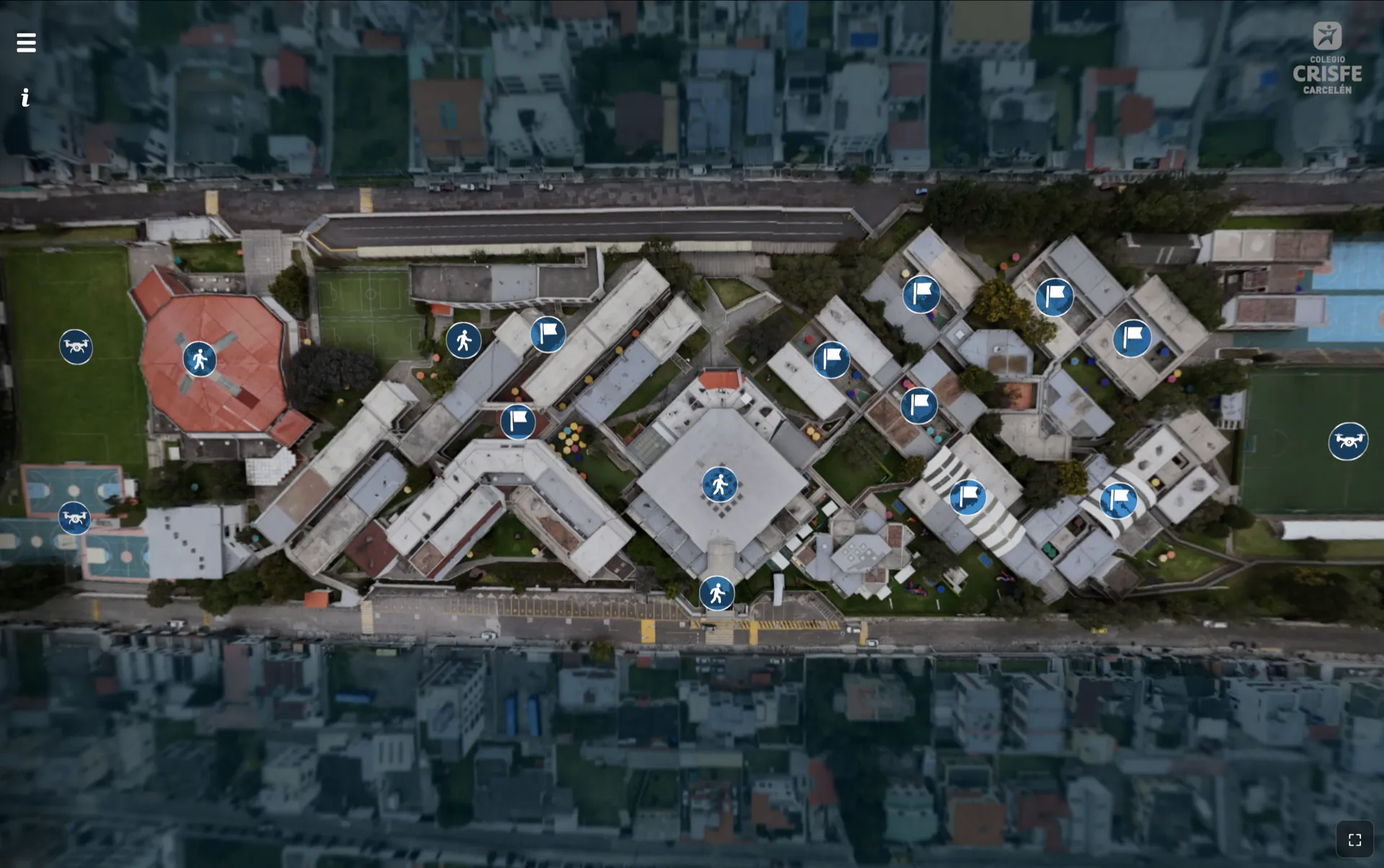 Tour virtual 360° — Colegio CRISFE Carcelén